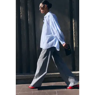 BY-BAR Sarah chambray blouse Light Blue