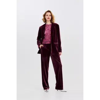 CKS TONKSONA pantalon red dark