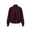 Melani waffle blouse blackberry