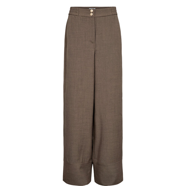 NUSHELLY PANTS Brown Lentil Melange
