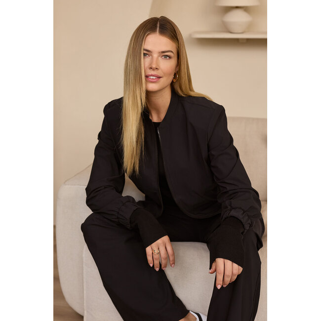 Benja bomber jacket black