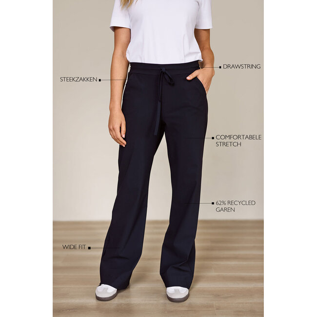 Studio Anneloes ABIGAIL TROUSERS - BLACK