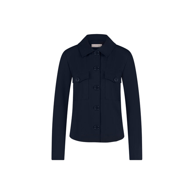 Claire bonded jacket dark blue