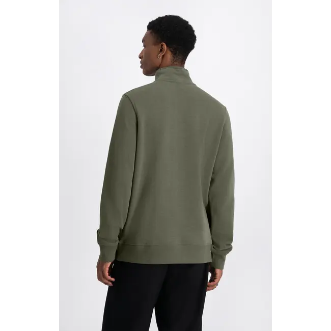 Law Of The Sea MIND HALF ZIP SWEATER Vetiver