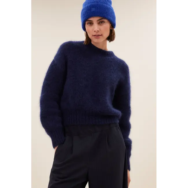 logo beanie queens blue