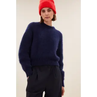 BY-BAR logo beanie scarlet red