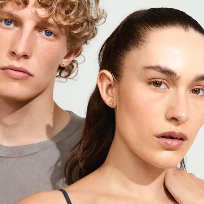 RYAN oorbellen gold-plated