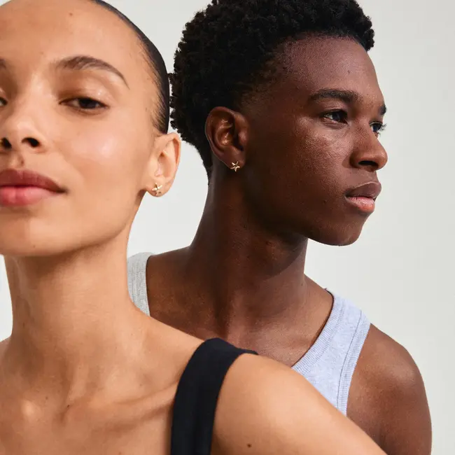 ANDRÉ oorbellen gold-plated