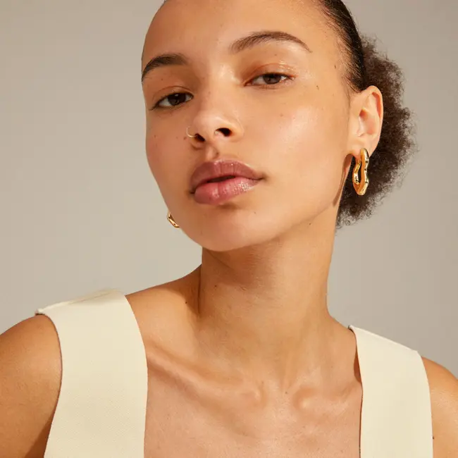 LOULIA oorbellen gold-plated