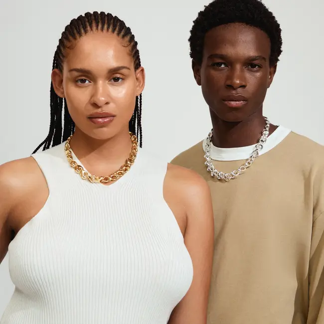 DUNE ketting silver-plated