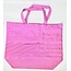 Fraai canvas shopper Roze West rode print