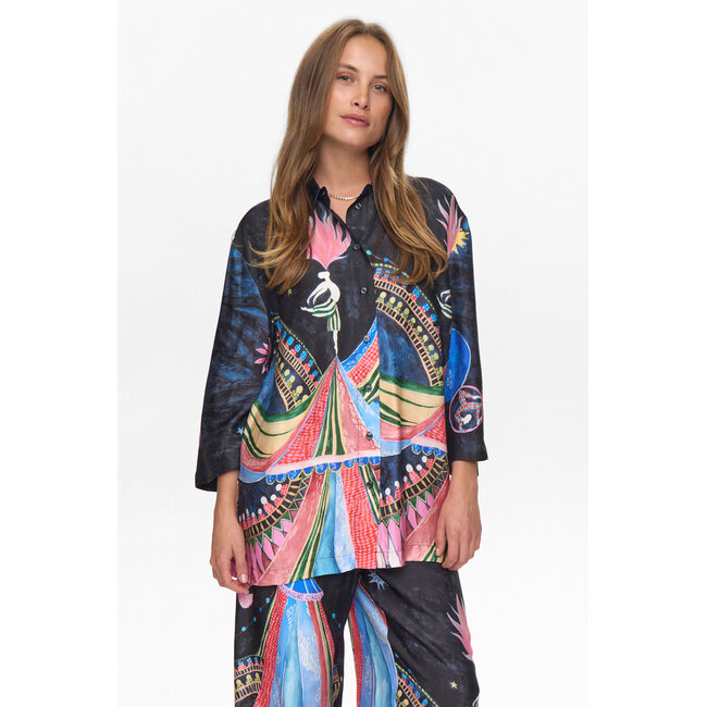 NUSTARLA SHIRT Obsidian