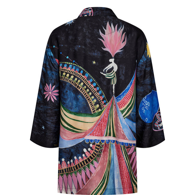 NUSTARLA SHIRT Obsidian