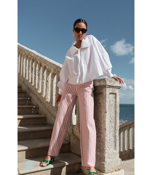 BY-BAR Lew Pink Rocky Pants Pink Stripe