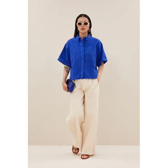 Novi Blouse Azul Blue