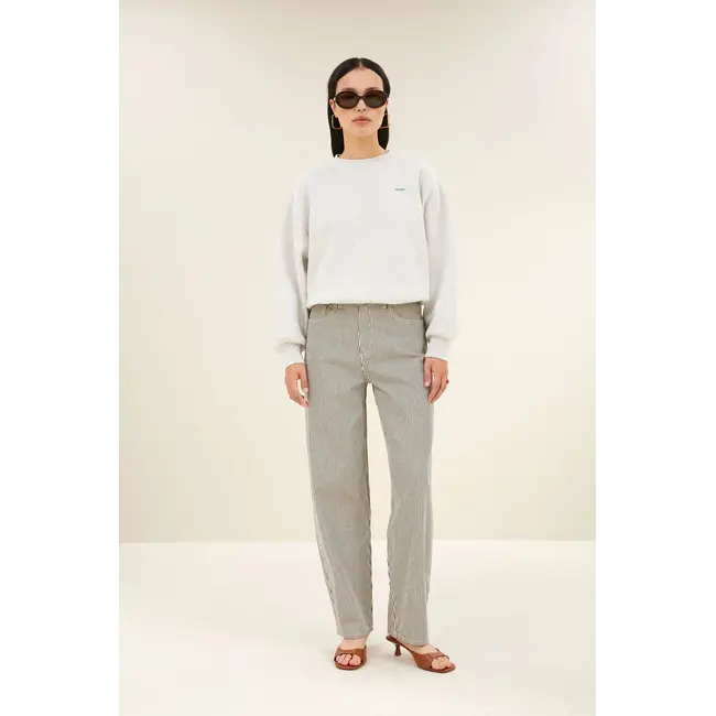 Bibi Clover Sweater Light Grey Melee