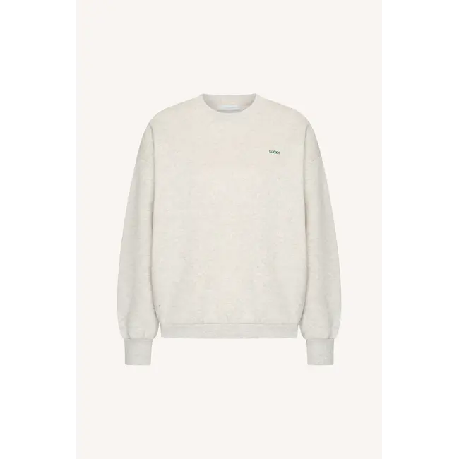 Bibi Clover Sweater Light Grey Melee