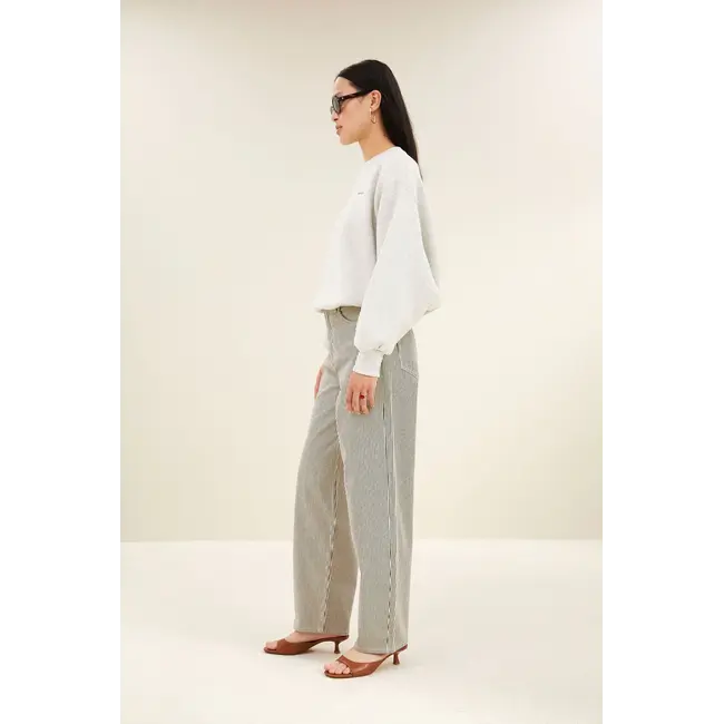 Bibi Clover Sweater Light Grey Melee