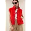 Steve Sleeveless Jacket Poppy Red