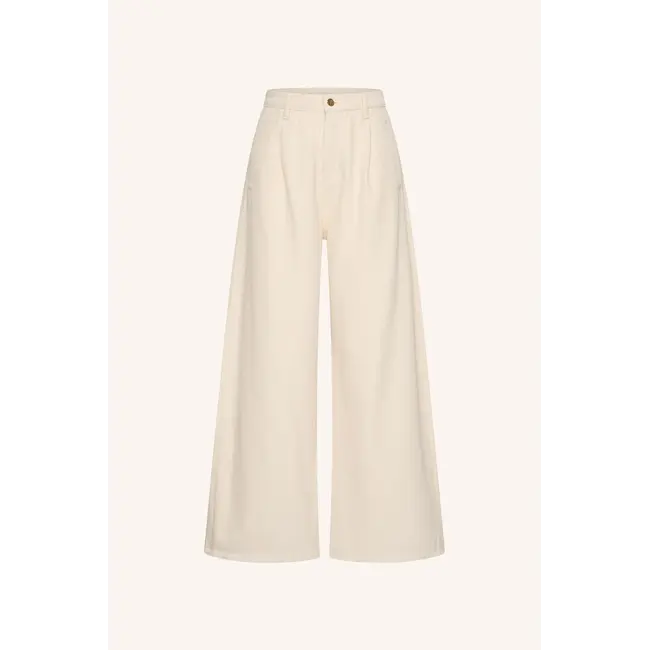 Lux Grain Jeans Raw White