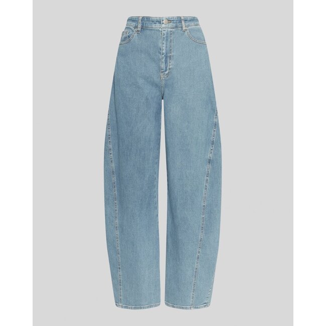 MSCHKobane Tua Barrel Jeans Light Blue Wash Blue