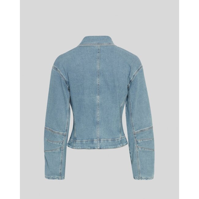 MSCHKabana Tua Jacket Light Blue Wash Blue