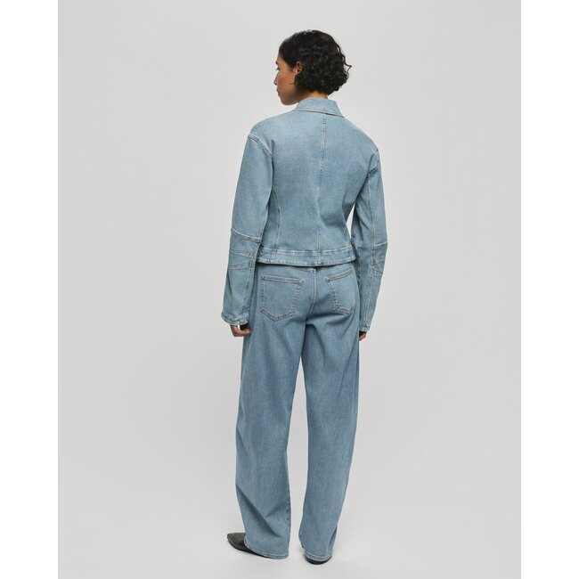 MSCHKabana Tua Jacket Light Blue Wash Blue