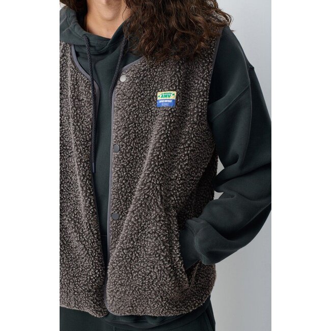 HOKTOWN Gilet CHARCOAL MELANGE