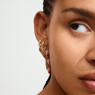 Pilgrim MAEVE hoop earrings gold-plated