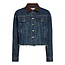 Denize Crop Denim Jacket Denim Blue