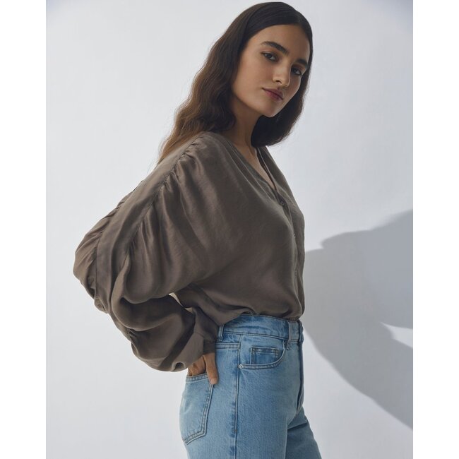 MSCHRamona Rikkelia Volume Shirt Mountain Trail Brown