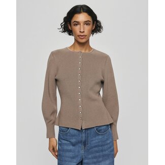 MSCH Copenhagen MSCHShaine Lushia Cardigan Mountain Trail Brown