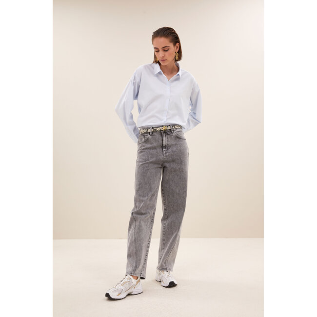 Buckle Logo Snake Belt Snake Print