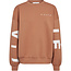 Maxi Split Logo Sweat Camel