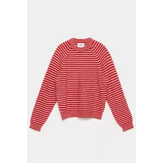 CKS Gestreepte trui roze/rood
