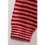 Gestreepte trui roze/rood