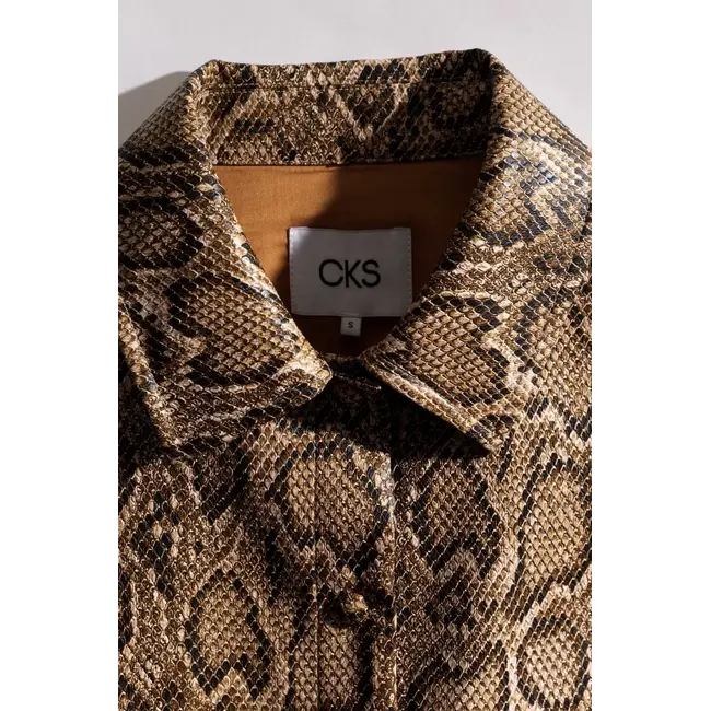 Blouse slangen print