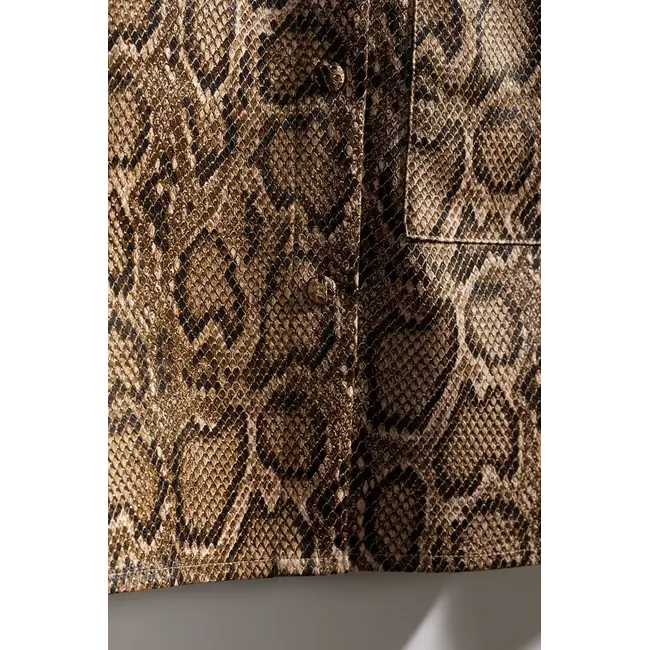 Blouse slangen print