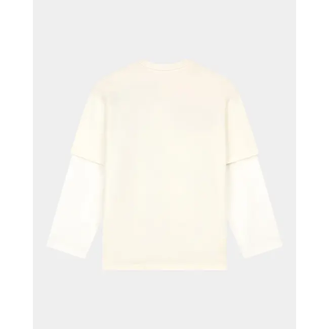 Dennis Skate Tee Double Sleeves Off White