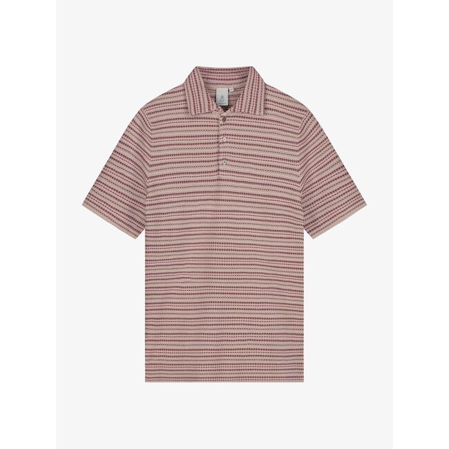 VAGUE MULTI COLOUR POLO Almond Milk