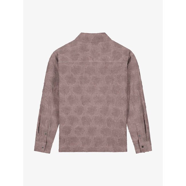 SALINE GARMENT DYED JACQUARD SHIRT Nocturne