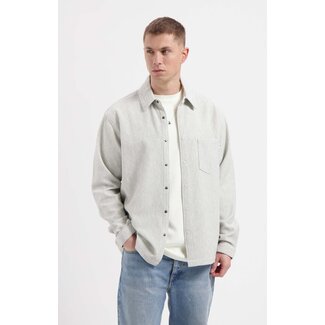 Law Of The Sea DRIP STRUCTURED JERSEY SHIRT Grey Melange