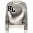 Gestreepte Sweater Offwhite Black