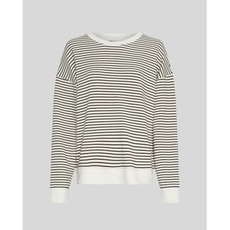 MSCH Copenhagen MSCHIma Q Sweatshirt STP Oatmeal Black Multicolor