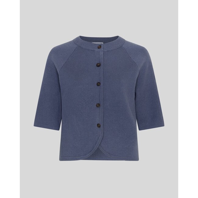 MSCHAubree East 2/4 Cardigan Vintage Indigo Blue