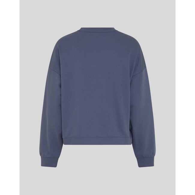 Briena Sweatshirt Indigo Oatmeal Blue