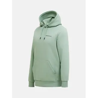 Peak Performance Original Small Logo Hoodie Green Valley