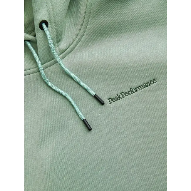 Original Small Logo Hoodie Green Valley