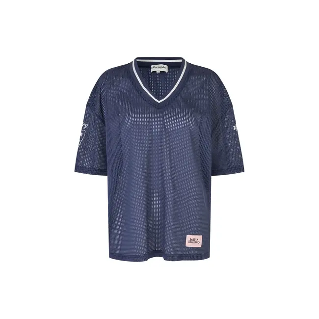 KamillaLL Sports Tee 3/4 OS Dark Blue