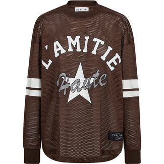 HAUTE L'AMITIÉ Drift Star LS Tee Mocca